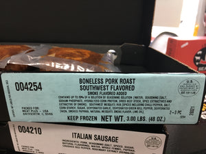 Boneless Pork Roast Southwest Flavored - Fat Daddy Meats