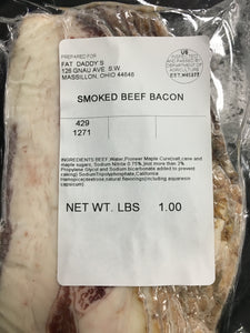 All Beef Bacon - Fat Daddy Meats