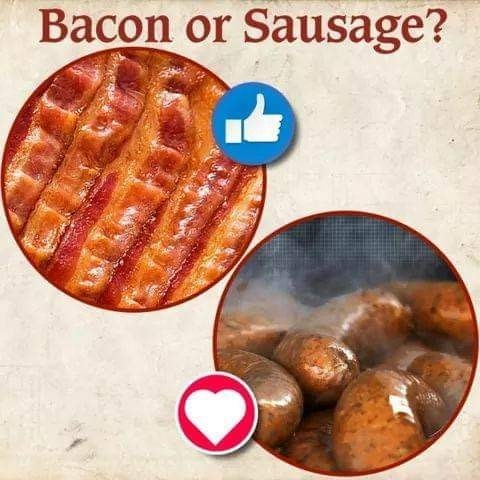 Bacon Or Sausage?
