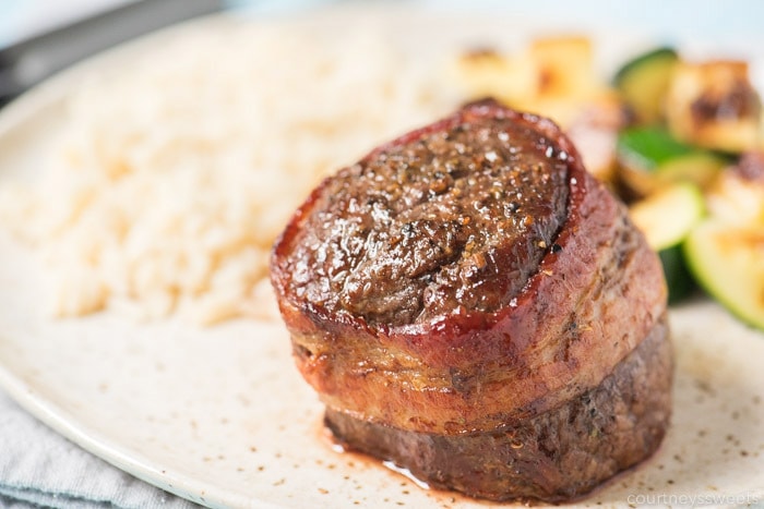 THE BEST AIR FRYER BACON WRAPPED FILET