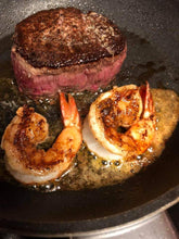 Load image into Gallery viewer, Surf &amp; Turf Filets and Shrimp - Fat Daddy Meats